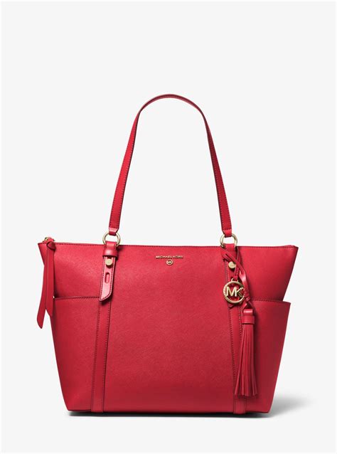 michael kors zipper top tote|michael kors sullivan large.